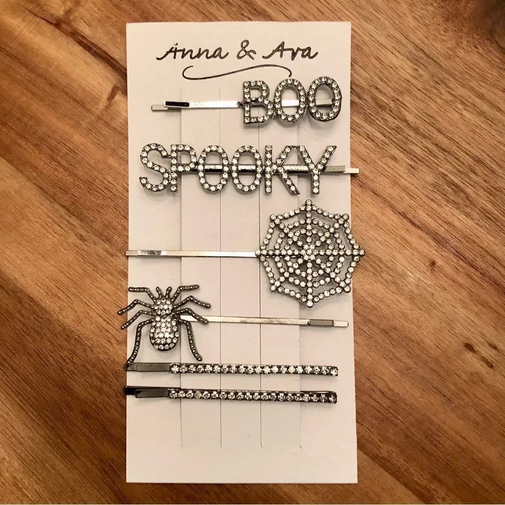 Anna & Ava | 🎃 Halloween Barrettes - Set of 6 🎃 | 2 3/4” Length